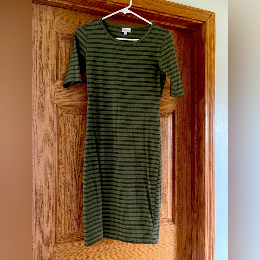 LulaRoe green dress